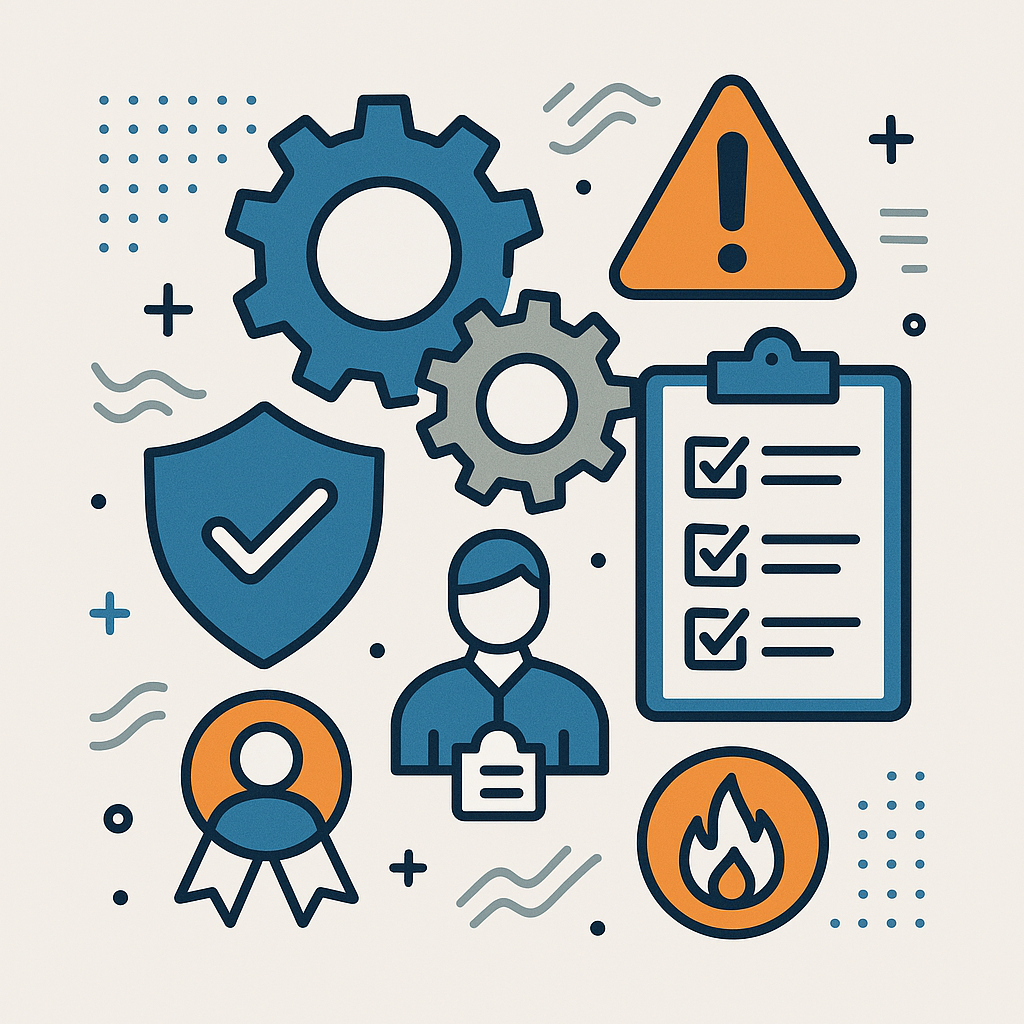 Abstract image showing Machine Safety