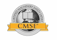 Certified Machine Safety Expert badge, professional machine safety certification, functional safety accreditation